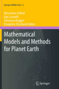 Mathematical Models and Methods for Planet Earth (Springer Indam Series)