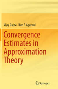 Convergence Estimates in Approximation Theory
