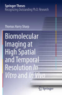 Biomolecular Imaging at High Spatial and Temporal Resolution in Vitro and in Vivo (Springer Theses)