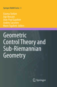 Geometric Control Theory and Sub-Riemannian Geometry (Springer Indam Series)
