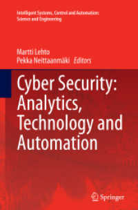 Cyber Security: Analytics, Technology and Automation (Intelligent Systems, Control and Automation: Science and Engineering)