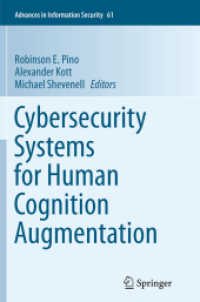 Cybersecurity Systems for Human Cognition Augmentation (Advances in Information Security)