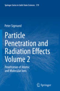 Particle Penetration and Radiation Effects Volume 2 : Penetration of Atomic and Molecular Ions (Springer Series in Solid-state Sciences)