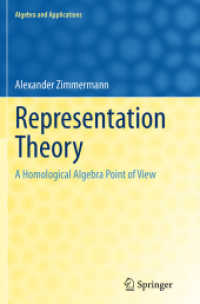 Representation Theory : A Homological Algebra Point of View (Algebra and Applications)