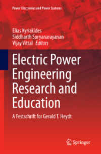 Electric Power Engineering Research and Education : A festschrift for Gerald T. Heydt (Power Electronics and Power Systems)