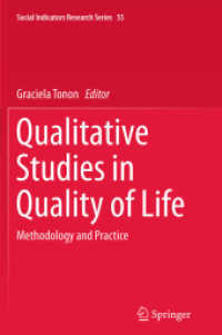 Qualitative Studies in Quality of Life : Methodology and Practice (Social Indicators Research Series)