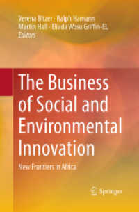 The Business of Social and Environmental Innovation : New Frontiers in Africa