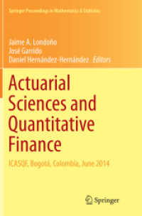 Actuarial Sciences and Quantitative Finance : ICASQF, Bogotá, Colombia, June 2014 (Springer Proceedings in Mathematics & Statistics)