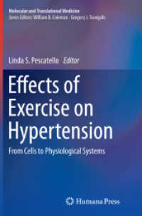 Effects of Exercise on Hypertension : From Cells to Physiological Systems (Molecular and Translational Medicine)