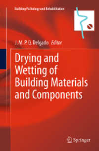 Drying and Wetting of Building Materials and Components (Building Pathology and Rehabilitation)