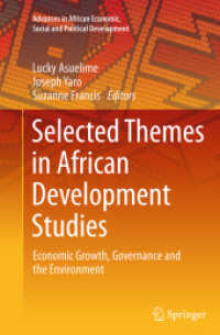 Selected Themes in African Development Studies : Economic Growth, Governance and the Environment (Advances in African Economic, Social and Political Development)