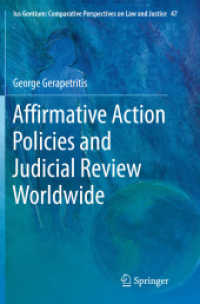 Affirmative Action Policies and Judicial Review Worldwide (Ius Gentium: Comparative Perspectives on Law and Justice)
