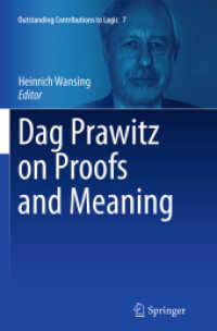 Dag Prawitz on Proofs and Meaning (Outstanding Contributions to Logic)