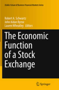 The Economic Function of a Stock Exchange (Zicklin School of Business Financial Markets Series)