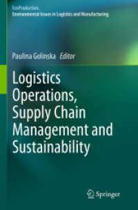 Logistics Operations, Supply Chain Management and Sustainability (Ecoproduction)
