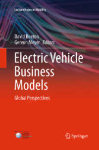 Electric Vehicle Business Models : Global Perspectives (Lecture Notes in Mobility)