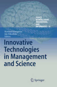 Innovative Technologies in Management and Science (Topics in Intelligent Engineering and Informatics)