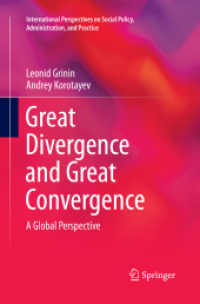 Great Divergence and Great Convergence : A Global Perspective (International Perspectives on Social Policy, Administration, and Practice)