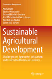 Sustainable Agricultural Development : Challenges and Approaches in Southern and Eastern Mediterranean Countries (Cooperative Management)