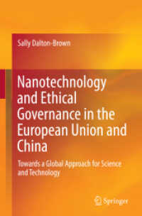 Nanotechnology and Ethical Governance in the European Union and China : Towards a Global Approach for Science and Technology