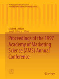 Proceedings of the 1997 Academy of Marketing Science (AMS) Annual Conference (Developments in Marketing Science: Proceedings of the Academy of Marketing Science)