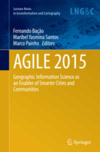 AGILE 2015 : Geographic Information Science as an Enabler of Smarter Cities and Communities (Lecture Notes in Geoinformation and Cartography)