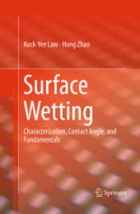 Surface Wetting : Characterization, Contact Angle, and Fundamentals