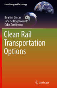Clean Rail Transportation Options (Green Energy and Technology)