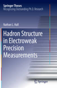 Hadron Structure in Electroweak Precision Measurements (Springer Theses)