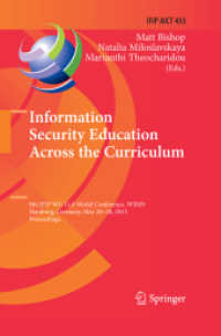 Information Security Education Across the Curriculum : 9th IFIP WG 11.8 World Conference, WISE 9, Hamburg, Germany, May 26-28, 2015, Proceedings (Ifip Advances in Information and Communication Technology)