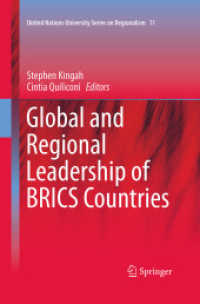 Global and Regional Leadership of BRICS Countries (United Nations University Series on Regionalism)