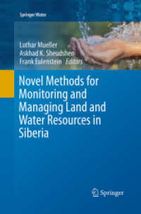 Novel Methods for Monitoring and Managing Land and Water Resources in Siberia (Springer Water)