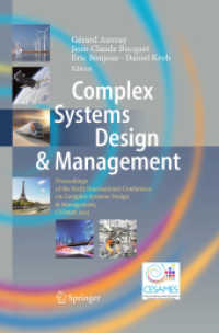 Complex Systems Design & Management : Proceedings of the Sixth International Conference on Complex Systems Design & Management, CSD&M 2015