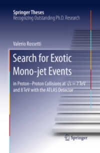 Search for Exotic Mono-jet Events : in Proton-Proton Collisions at √s=7 TeV and 8 TeV with the ATLAS Detector (Springer Theses)