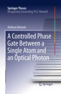A Controlled Phase Gate between a Single Atom and an Optical Photon (Springer Theses)