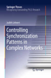 Controlling Synchronization Patterns in Complex Networks (Springer Theses)