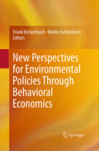 New Perspectives for Environmental Policies through Behavioral Economics