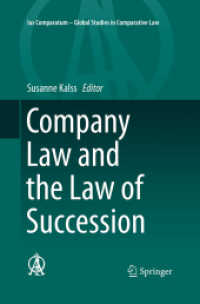 Company Law and the Law of Succession (Ius Comparatum - Global Studies in Comparative Law)