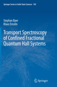 Transport Spectroscopy of Confined Fractional Quantum Hall Systems (Springer Series in Solid-state Sciences)