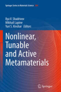 Nonlinear, Tunable and Active Metamaterials (Springer Series in Materials Science)