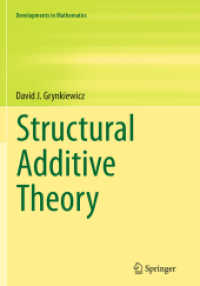 Structural Additive Theory (Developments in Mathematics)