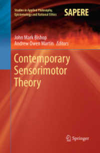 Contemporary Sensorimotor Theory (Studies in Applied Philosophy, Epistemology and Rational Ethics)