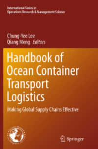 Handbook of Ocean Container Transport Logistics : Making Global Supply Chains Effective (International Series in Operations Research & Management Science)