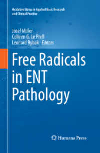 Free Radicals in ENT Pathology (Oxidative Stress in Applied Basic Research and Clinical Practice)