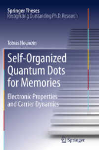 Self-Organized Quantum Dots for Memories : Electronic Properties and Carrier Dynamics (Springer Theses)