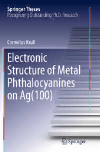 Electronic Structure of Metal Phthalocyanines on Ag(100) (Springer Theses)