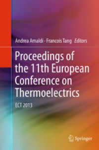 Proceedings of the 11th European Conference on Thermoelectrics : ECT 2013
