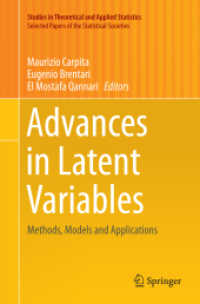 Advances in Latent Variables : Methods, Models and Applications (Studies in Theoretical and Applied Statistics)