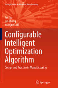 Configurable Intelligent Optimization Algorithm : Design and Practice in Manufacturing (Springer Series in Advanced Manufacturing)