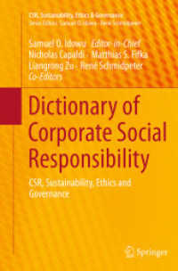 Dictionary of Corporate Social Responsibility : CSR, Sustainability, Ethics and Governance (Csr, Sustainability, Ethics & Governance)